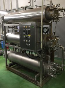 シェルアンドチューブ間接加熱装置